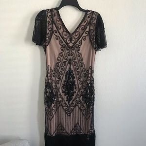 Sequin dress , flapper /20’s style szM 8-10